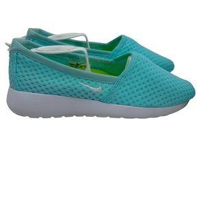 NIKE Size 8 Green Mesh‎ Lightweight Sneakers Flats Comfort Shoes, Womens